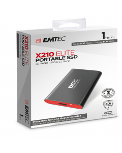 Emtec - X210 External - 1024G - con cover protettiva - ECSSD1TX210