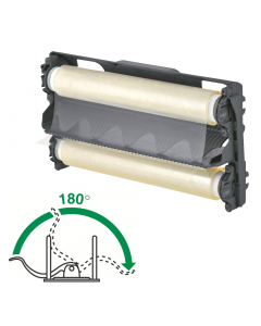 Bobina di film adesivo per la plastificazione a freddo. Formato fino ad A4 in larghezza, rotolo di 30mt.