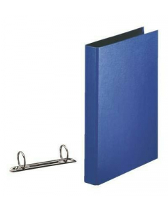 Raccoglitore a 2 anelli realizzato in PVC accoppiato a un'unica anima di cartone saldato sui bordi. 
Idoneo per un utilizzo intensivo, trova impiego sia nel settore ufficio che in quello scolastico. Meccanismo ad anelli: sul dorso. Formati A4. Dorso 3,3cm
