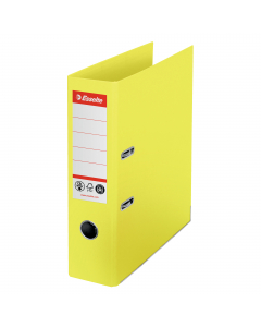 Raccoglitore con meccanismo a leva ecologico realizzato con carta riciclata al 100% con certificazioni ambientali Climate Neutral, FSC e Blue Angel. L'esclusivo meccanismo No.1 garantisce prestazioni superiori. 75 mm di larghezza e adatto per formato A4. 
