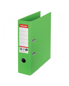 Raccoglitore con meccanismo a leva ecologico realizzato con carta riciclata al 100% con certificazioni ambientali Climate Neutral, FSC e Blue Angel. L'esclusivo meccanismo No.1 garantisce prestazioni superiori. 75 mm di larghezza e adatto per formato A4. 