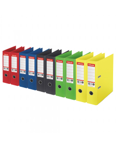 Raccoglitore con meccanismo a leva ecologico realizzato con carta riciclata al 100% con certificazioni ambientali Climate Neutral, FSC e Blue Angel. L'esclusivo meccanismo No.1 garantisce prestazioni superiori. 75 mm di larghezza e adatto per formato A4. 