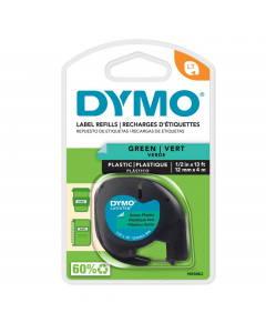 Nastro in plastica per stampa a trasferimento termico. Compatibile con Dymo Letratag