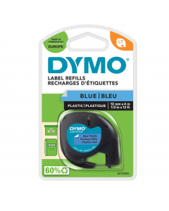 Nastro in plastica per stampa a trasferimento termico. Compatibile con Dymo Letratag.