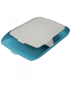 Vaschetta portacorrispondenza A4 premium con un ripiano aggiuntivo. Ideale per conservare i documenti, il tablet o altri accessori. Accoglienti colori opachi e design minimalista.