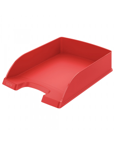 Vaschetta portacorrispondenza in PS. Bordi laterali più alti per una maggiore capacità (H70mm). Impilabile. Capacità standard nel formato A4. Dimensioni: 255x360x H70mm.