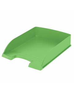 Leitz Recycle Vaschetta portacorrispondenza
. Vaschetta portacorrispondenza di qualità superiore e accattivante, realizzata
con almeno il 90% di plastica riciclata post-consumo e adatta per il formato
A4. Zero impatto climatico grazie alla riduzione e all