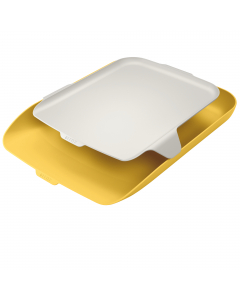 Vaschetta portacorrispondenza A4 premium con un ripiano aggiuntivo. Ideale per conservare i documenti, il tablet o altri accessori. Accoglienti colori opachi e design minimalista.