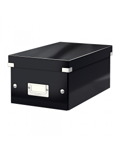 Scatole click&store Leitz in cartone per archivio dal design moderno elegante e professionale.  Assemblaggio veloce e semplicissimo. Doppia chiusura (interna ed esterna) e doppio strato d di cartone sui bordi per una maggiore resistenza e stabilità. Rives