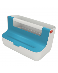 La cassetta portaoggetti con maniglia può essere utilizzata per conservare gli oggetti  o per tenerli ordinati all'interno di sale riunioni, uffici e a casa. Ideale per conservare i documenti, tablet o altri accessori. Accoglienti colori opachi e design m