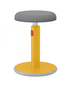 Lo sgabello Leitz Ergo Active Sit & Stand offre la flessibilità di spostarsi tra la posizione seduta e quella in piedi mentre si lavora, incoraggiando il movimento , migliorando la postura e aumentando i livelli di energia. Presenta una base arrotondata p