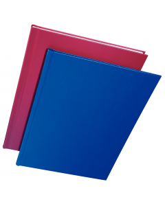 Copertine rigide con finitura lino per fogli A4. Eleganti e resistenti. Confezioni da 10 copertine.