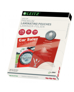 Buste pouch iLAM UDT "Unique direction technology", facile e veloce. Nessun rischio di inceppamento. Le frecce presenti sulle pouch mostrano il corretto verso di inserimento e scompaiono dopo la plastificazione. Il documento sarà quindi plastificato resis