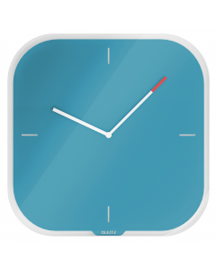 Orologio da parete silenzioso ideale per uffici, sale lettura, camere da letto. Vetro temperato di sicurezza da 4mm.  Design minimalista che permette di scrivere appunti o disegnare sul quadrante con il pennarello incluso.