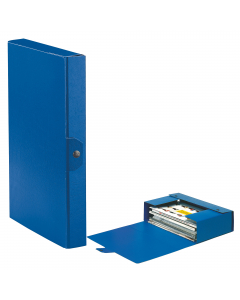 Scatola progetto EUROBOX realizzata in Presspan biverniciato da 1mm. Superficie esterna goffrata con effetto extra bright. Chiusura 1 bottone. Formato utile 25x35cm.