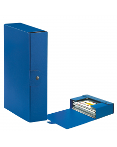 Scatola progetto EUROBOX realizzata in Presspan biverniciato da 1mm. Superficie esterna goffrata con effetto extra bright. Chiusura 1 bottone. Formato utile 25x35cm.