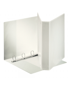 Raccoglitore display formato Maxi, in cartone da 2 mm rivestito in polipropilene eco-compatibile con finitura tipo pelle. Il rivestimento, incollato su entrambi i lati e saldato ai bordi, garantisce un prodotto di qualità eccellente. Il formato del raccog