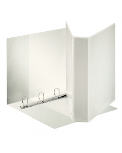 Raccoglitore display formato Maxi, in cartone da 2 mm rivestito in polipropilene eco-compatibile con finitura tipo pelle. Il rivestimento, incollato su entrambi i lati e saldato ai bordi, garantisce un prodotto di qualità eccellente. Il formato del raccog