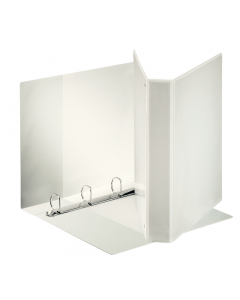 Raccoglitore display formato Maxi, in cartone da 2 mm rivestito in polipropilene eco-compatibile con finitura tipo pelle. Il rivestimento, incollato su entrambi i lati e saldato ai bordi, garantisce un prodotto di qualità eccellente. Il formato del raccog