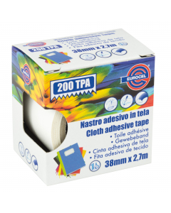 Nastro monoadesivo telato e colorato adatto per lavori di ufficio, rilegatura di copertine ed applicazioni di rifinitura estetica di alcuni lavori in ambito domestico. Grazie alla versatilità è utilizzabile anche nella realizzazione di scenografie in ambi
