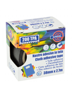 Nastro monoadesivo telato e colorato adatto per lavori di ufficio, rilegatura di copertine ed applicazioni di rifinitura estetica di alcuni lavori in ambito domestico. Grazie alla versatilità è utilizzabile anche nella realizzazione di scenografie in ambi