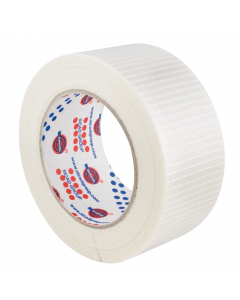 Nastro monoadesivo con supporto in BOPP rinforzato bidirezionalmente con tessuto di fibra di vetro. Ottima resistenza alla rottura. Alta adesività nelle più diffuse condizioni di utilizzo. Spessore totale 0,14mm.
• Nastro: Monoadesivo 
• Adesivo: Gomma si