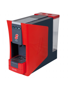 Macchina caffè S12. La macchina ha autospegnimento e altezza delle bevande regolabili, controllo elettronico della temperatura, illuminazione del bicchiere, predisposizione filtro in resina, espulsione automatica delle capsule e livello di pre-infusione p