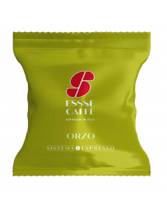 Capsule per orzo ESSSE Caffè. Miscela di sapori maltati a base di orzo per questa bevanda naturalmente priva di caffeina un gusto unico. Compatibili con macchine S12 Essse Caffè.