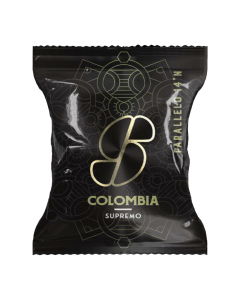 Pregiato caffè arabica monorigine dal corpo strutturato, gusto rotondo, aromi fioriti e fruttati, acidità equilibrata e retrogusto dolce e persistente.