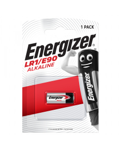 Batteria LR1/E90 alcalina in blister da 1 pezzo