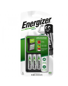Le prime ricaricabili al mondo prodotte con una percentuale di batterie riciclate mantenendo inalterate le prestazioni, garantiscono una durata fi no a 6 volte superiore ad un'alcalina standard*. La tecnologia Energizer permette la presenza di addittivi s