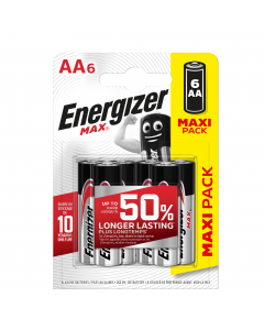 Batterie stilo AA alcalina in blister da 6 pezzi