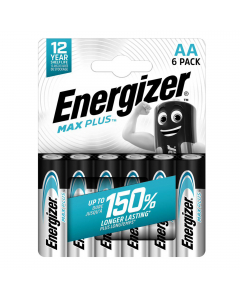 Blister da 6 Pile Alcaline AA MAX PLUS
