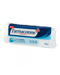 Cotone idrofilo 100gr Farmacotone per uso medicale. Dispositivo medico Classe I.
