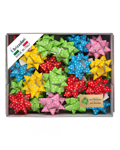 Stelle in nastro ecocarta in fantasie assortite.