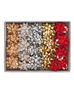 Stelle nastro in carta ecocolor in colori assortiti natale.