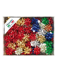 Stelle metal mm10xØ5cm in colori assortiti.
