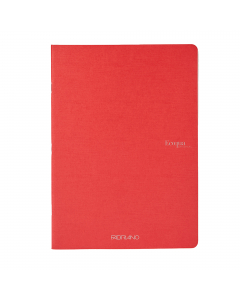 Quaderno con rilegatura a punto metallico, cucitura con 3 punti per ottenere una maggiore resistenza. Copertina in cartoncino da 290 g/m2. 40 fogli interni in carta da 90g m/2. Formato A4. Copertina di carta Sirio Denim tinta in pasta con una trama superf
