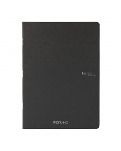 Quaderno con rilegatura a punto metallico, cucitura con 3 punti per ottenere una maggiore resistenza. Copertina in cartoncino da 290 g/m2. 40 fogli interni in carta da 90g m/2. Formato A4. Copertina di carta Sirio Denim tinta in pasta con una trama superf