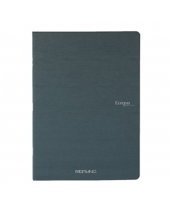 Quaderno con rilegatura a punto metallico, cucitura con 3 punti per ottenere una maggiore resistenza. Copertina in cartoncino da 290 g/m2. 40 fogli interni in carta da 90g m/2. Formato A4. Copertina di carta Sirio Denim tinta in pasta con una trama superf