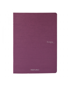 Quaderno con rilegatura a punto metallico, cucitura con 3 punti per ottenere una maggiore resistenza. Copertina in cartoncino da 290 g/m2. 40 fogli interni in carta da 90g m/2. Formato A4. Copertina di carta Sirio Denim tinta in pasta con una trama superf