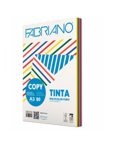 Carta naturale, colorata in massa e in superfice. Ottima qualità. Prodotta con il 100% di cellulosa E.C.F., certificata FSC. Acid free con riserva alcalina a garanzia di lunga conservazione. Long Life (ISO 9706). Idonea per fotocopie, stampe laser ed inkj