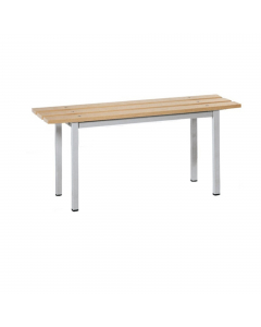 Panca a 3 posti con doghe in legno verniciato naturale e struttura portante in tubo d’acciaio verniciata Grigio RAL 7035 . Fornita montata. Dimensioni: L100 x P35 x H45cm - peso 8,5kg