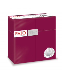 Confezione da 50 Quick Pocket di carta 40x40cm. Linea Airlaid. Colore: bordeaux