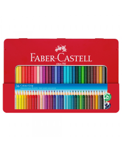 Matite colorate con sezione triangolare ergonomica. Fusto in legno certificato FSC. Zona grip con pallini antiscivolo per una presa sicura. Atossiche. Verniciatura a base d'acqua. Spazio sul fusto per scrivere il nome. Facilmente lavabili da pelle e tessu