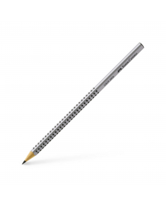 Matita di grafite di alta qualità. Matita ergonomica con fusto triangolare laccato con vernice a base d’acqua e impugnatura grip antiscivolo in gomma per una scrittura più confortevole. 
Dotata di mina fissata al fusto con sistema brevettato SV che ne pro