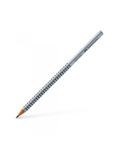 Matita di grafite di alta qualità. Matita ergonomica con fusto triangolare laccato con vernice a base d’acqua e impugnatura grip antiscivolo in gomma per una scrittura più confortevole. 
Dotata di mina fissata al fusto con sistema brevettato SV che ne pro