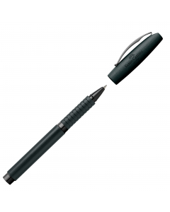 Fusto e impugnatura ergonomica in alluminio anodizzato. Refill nero ad asciugatura rapida con punta in ceramica.