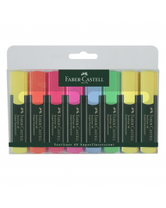 Busta 6 colori. Inchiostro a base d'acqua. La punta speciale può marcare in 3 differenti larghezze 5-3 e 1mm.