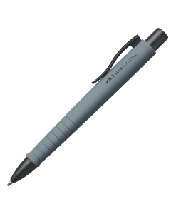 Penna a sfera a scatto Polyball con fusto triangolare ergonomico soft-touch e impugnatura antiscivolo. Punta in metallo. Nuovo refill XB per una scrittura più scorrevole. Inchiostro indelebile per documenti.
Colore fusto: stone grey